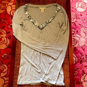 Abercrombie and Fitch sequined longsleeve T-shirt